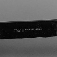 TOWLE Old Master Sterling Handle Stainless Steel Bread Knife