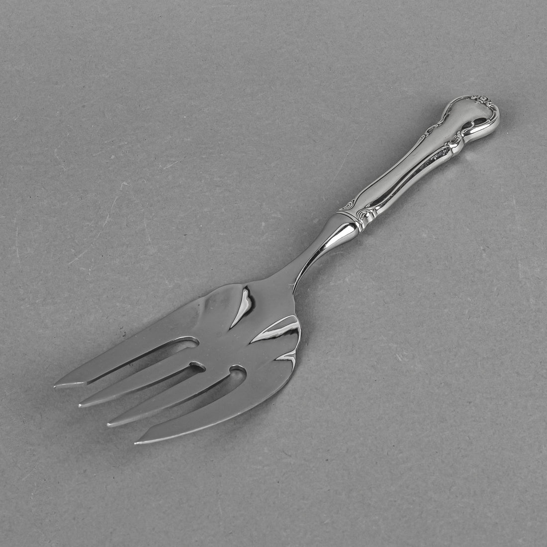 TOWLE French Provincial Sterling Handle Stainless Steel Serving Fork