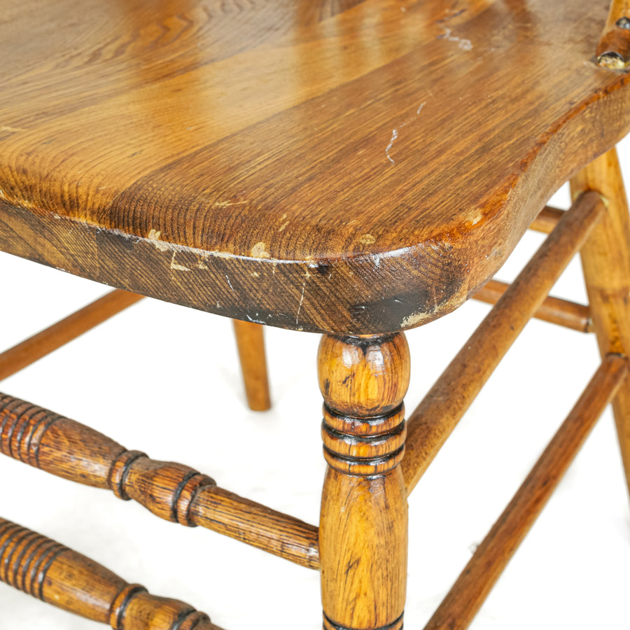 4 Vintage Pressback Chairs