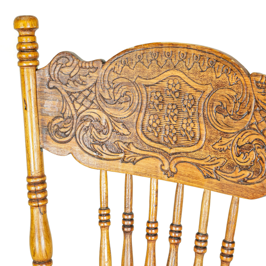 4 Vintage Pressback Chairs