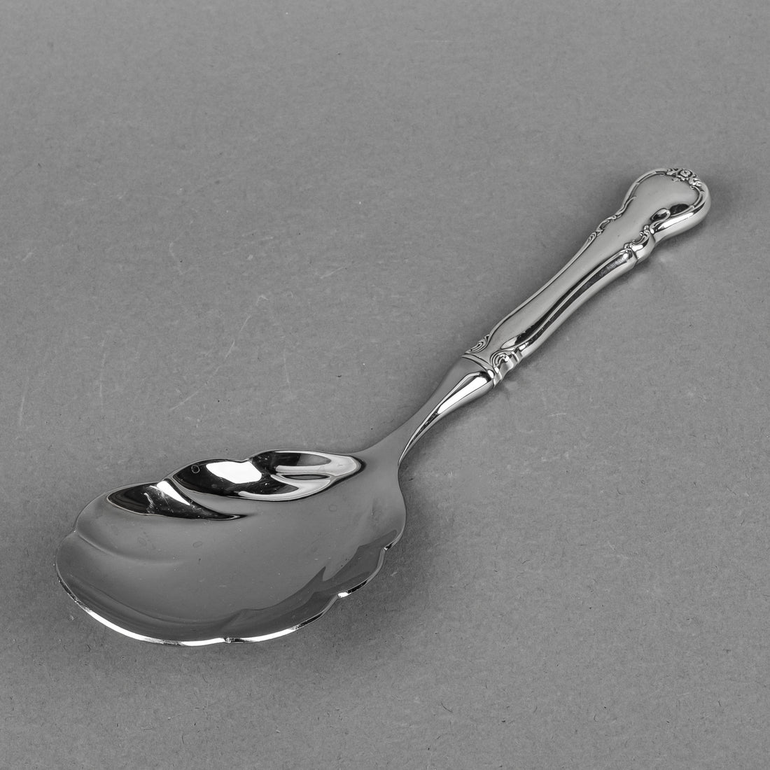 TOWLE French Provincial Sterling Handle Stainless Steel Berry Spoon