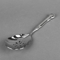 TOWLE French Provincial Sterling Handle Stainless Steel Pierced Spoon