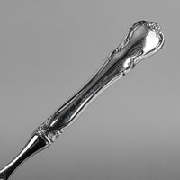 TOWLE French Provincial Sterling Handle Stainless Steel Pierced Spoon
