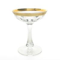 MOSER Lady Hamilton Coupe Champagne Glasses Set/2 H5"