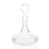WATERFORD Lismore Ships Decanter And Ball Stopper