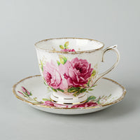 ROYAL ALBERT American Beauty Coffee Set 9 Pieces