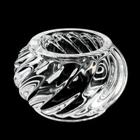BACCARAT Bambous Swirl Napkin Rings Set Of 2 Boxed