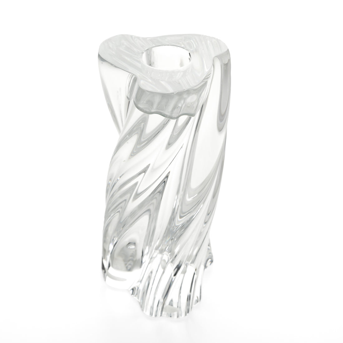 BACCARAT Odilon Twist Candlesticks Set of 2