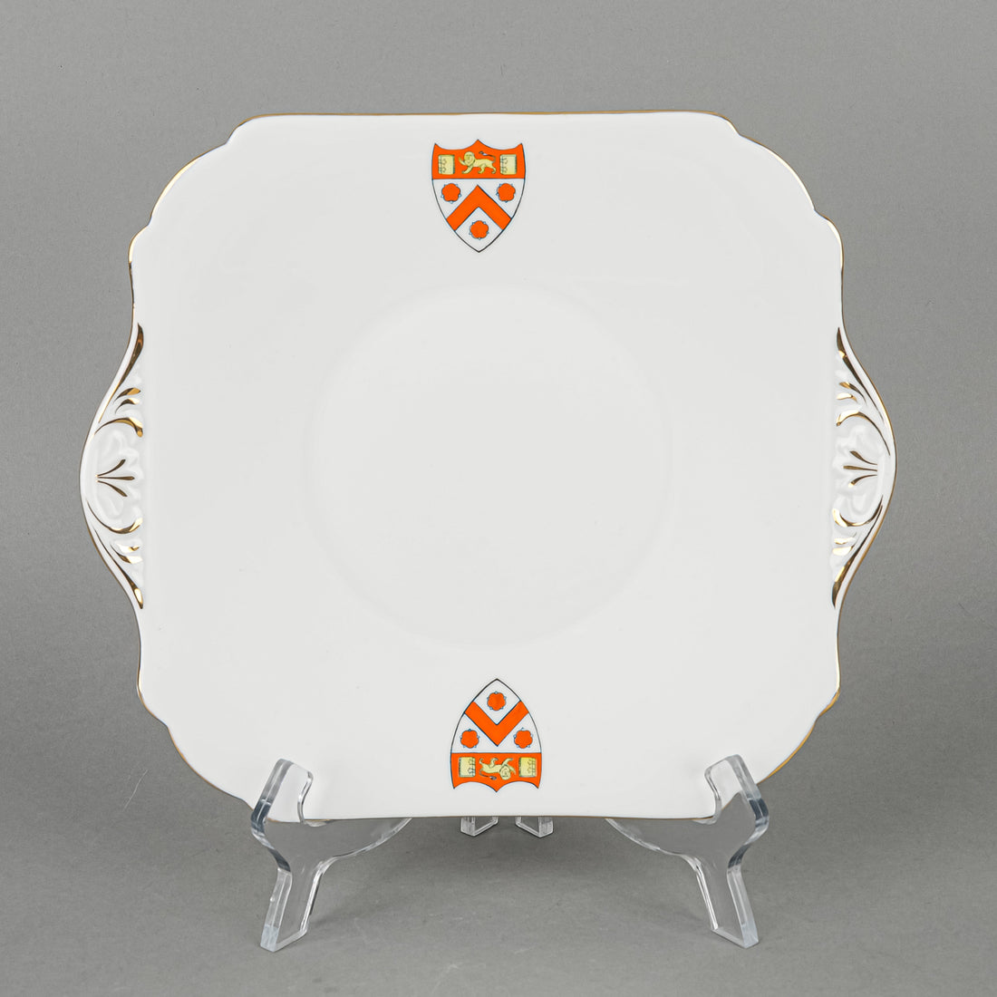 SHELLEY Cambridge Trinity College Crest Tea Set 18 Pieces
