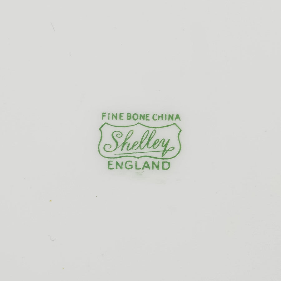 SHELLEY Cambridge Trinity College Crest Tea Set 18 Pieces
