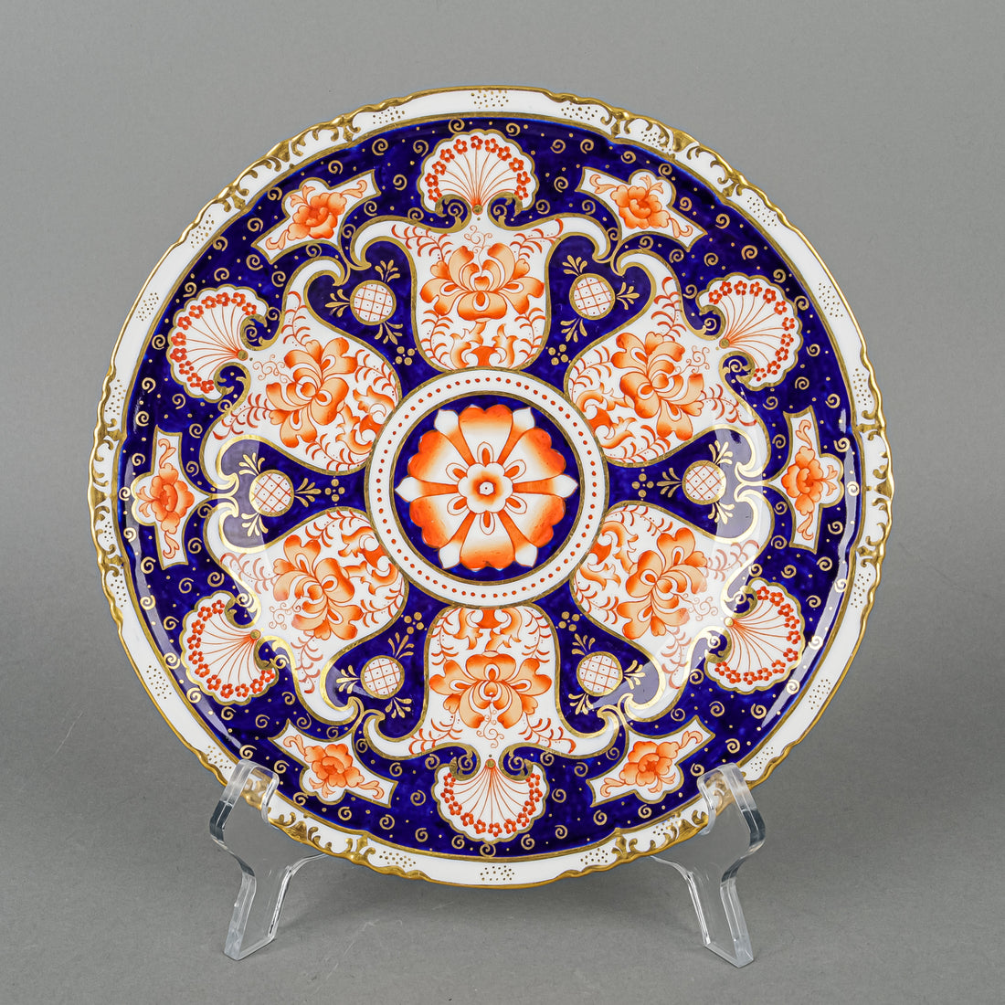 Antique ROYAL CROWN DERBY Imari Style Plate