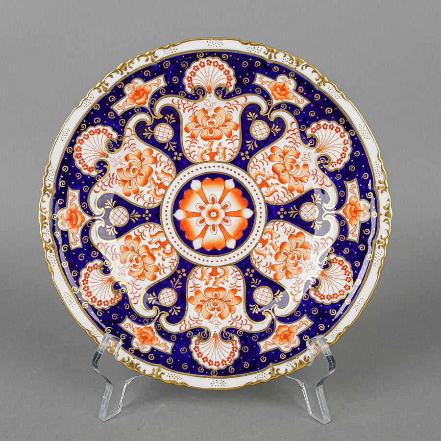 Antique ROYAL CROWN DERBY Imari Style Plate