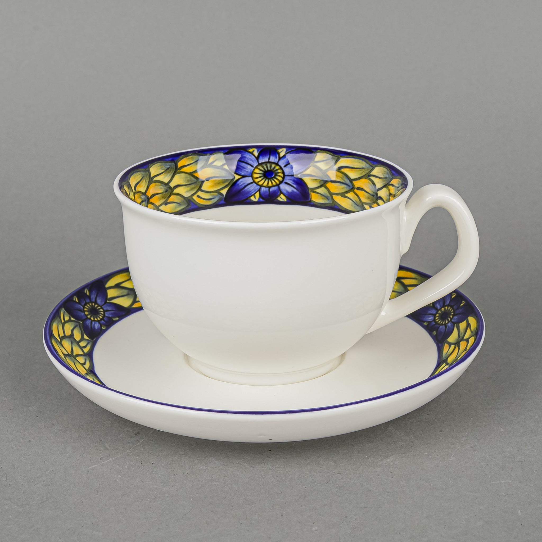 ROYAL COPENHAGEN Blue Pheasant Cup & Saucers Set of 5 - Around The