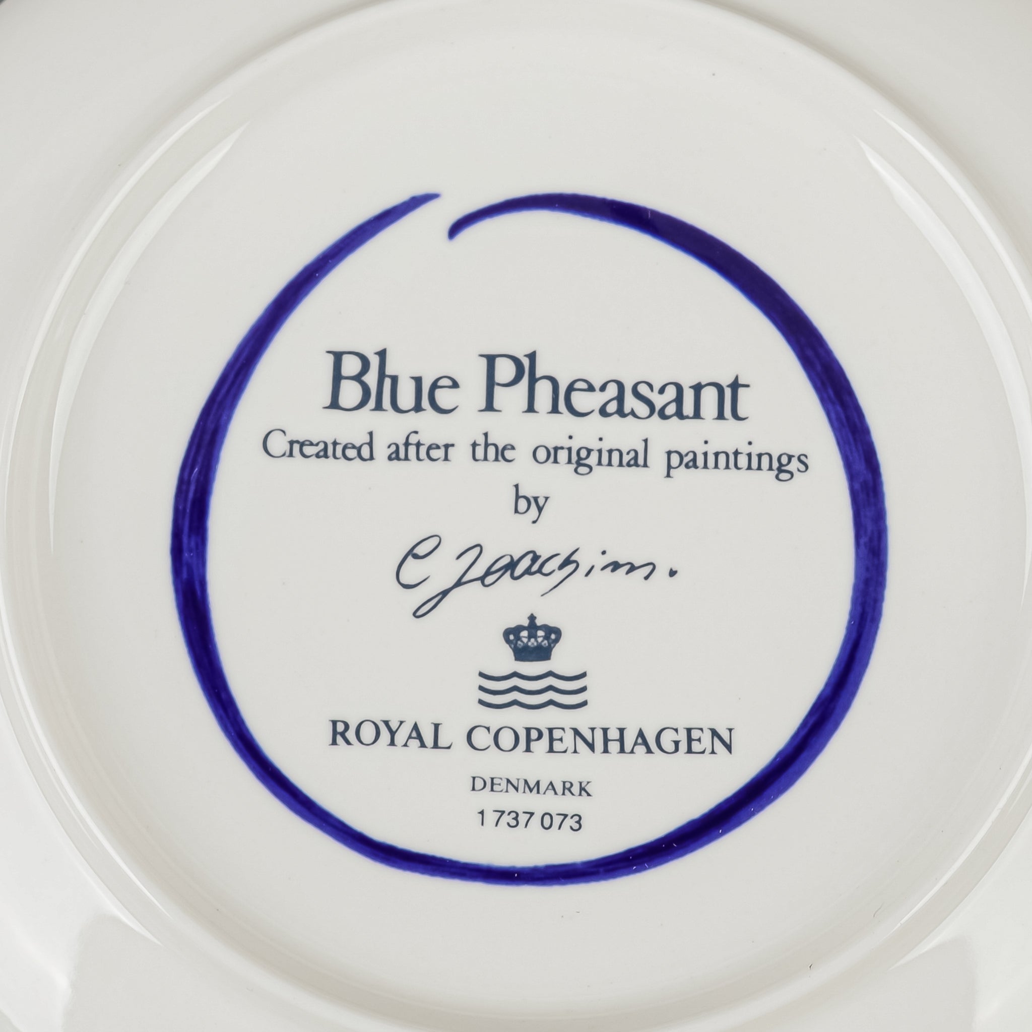   Blue Pheasant 6枚セット Royal Copenhagen Blue Pheasant Fruit Bowl - Etsy