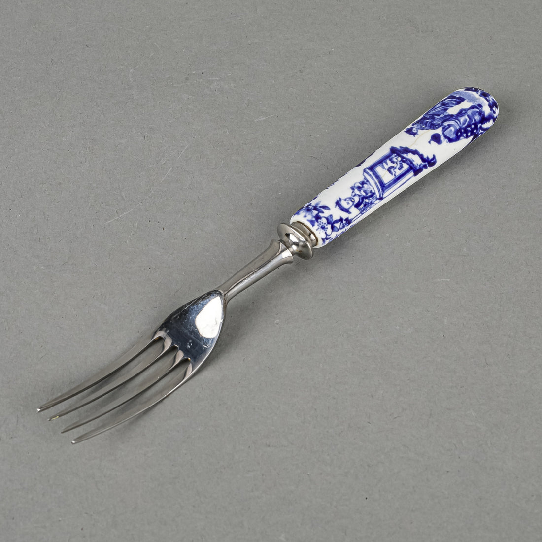ROYAL CROWN DERBY Mikado Ceramic Handle Stainless Steel Forks Set of 5