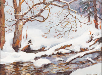 Shirley Mungall (Canadian 20th C) "Winter Afternoon"