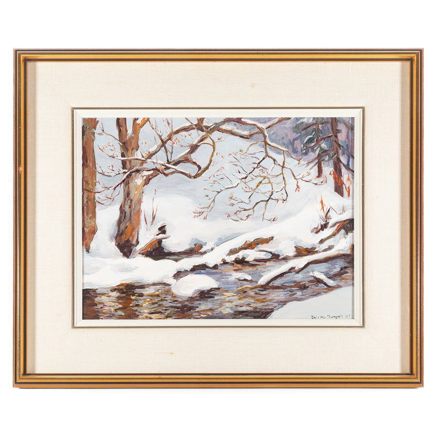 Shirley Mungall (Canadian 20th C) "Winter Afternoon"