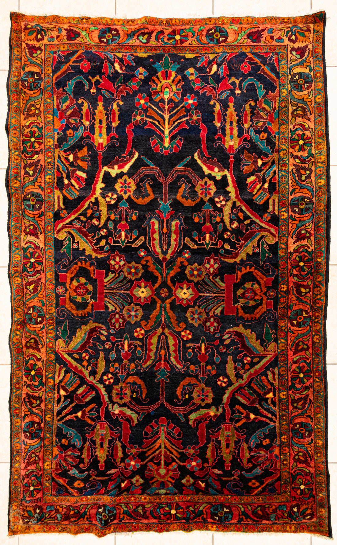 Superfine Hand Knotted Wool Bakhtiari Persian Rug
