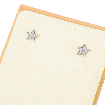 EFFY Sterling Silver Diamond Star Studs