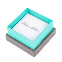 EFFY Sterling Silver Diamond Star Studs