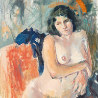 Corbett Moffat Gray (Canadian 1913-1991) Seated Nude