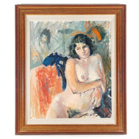 Corbett Moffat Gray (Canadian 1913-1991) Seated Nude
