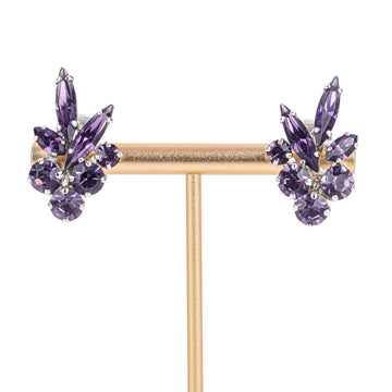 SHERMAN Clips - Purple Rhinestone