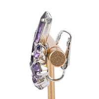 SHERMAN Clips - Purple Rhinestone