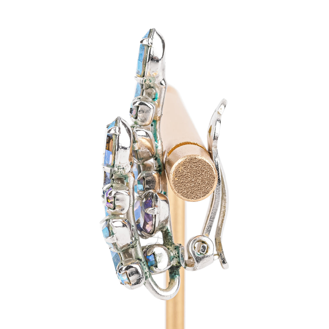 SHERMAN Brooch And Clips Set - Blue Branches