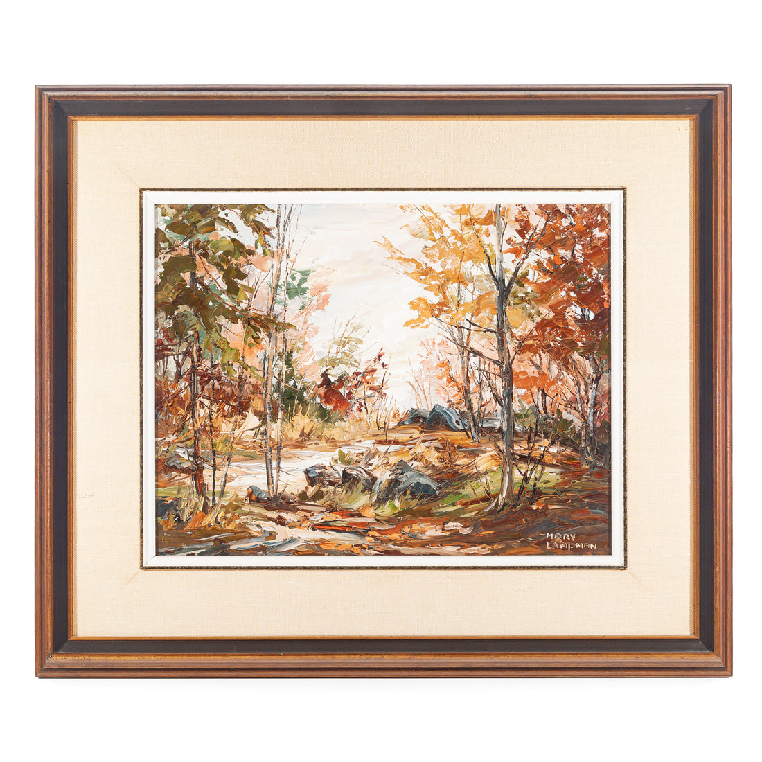 Mary Lampman (Canadian 210th C) "Short Hills Area"