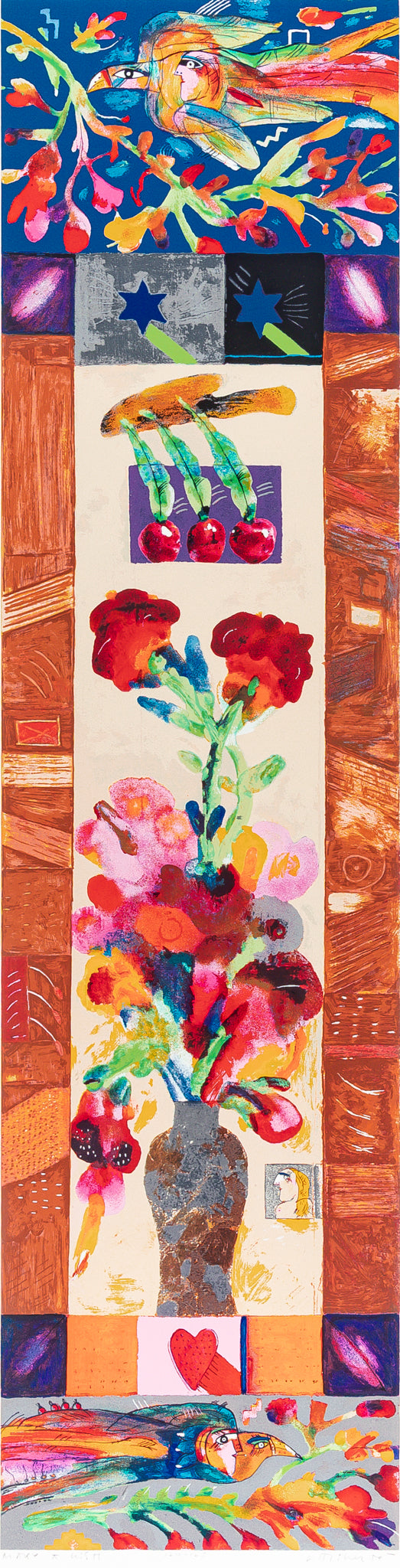 Norman Laliberte (Canadian 1925-2021) "Make A Wish"