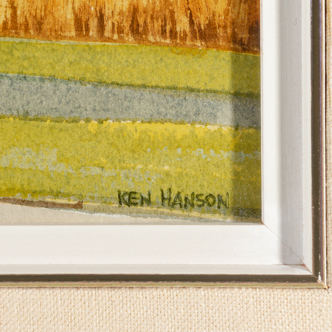 Ken Hanson (Canadian 1923) "Autumn Day Near Oakwood"