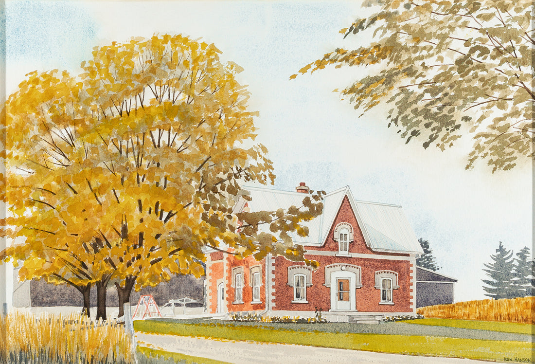 Ken Hanson (Canadian 1923) "Autumn Day Near Oakwood"
