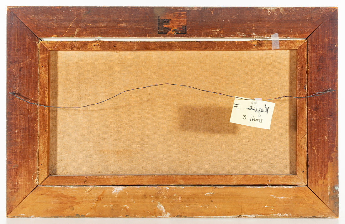 R. Moore - River Scene With Mill - Oil on canvas