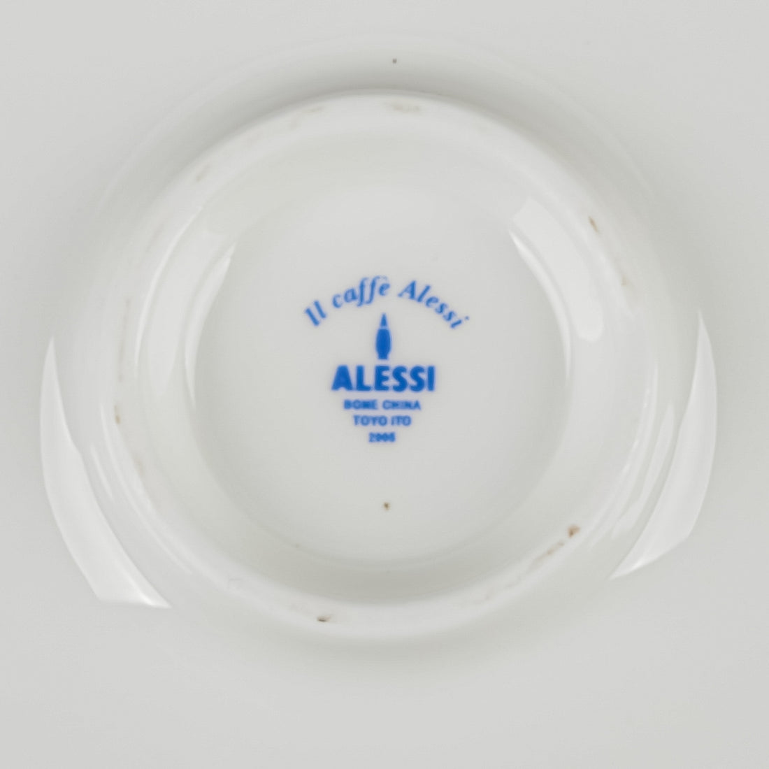 ALESSI Toyo Ito KAERU Espresso Cup & Saucers Set Of 2 - 4 Pieces