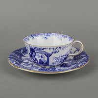 ROYAL CROWN DERBY Mikado Cup & Saucer - Low Flat Cup
