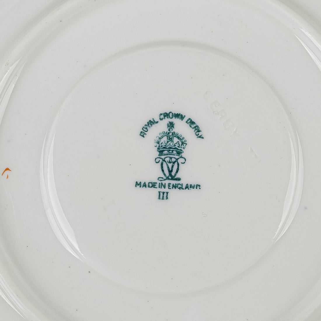 ROYAL CROWN DERBY Mikado Cup & Saucer - Low Flat Cup