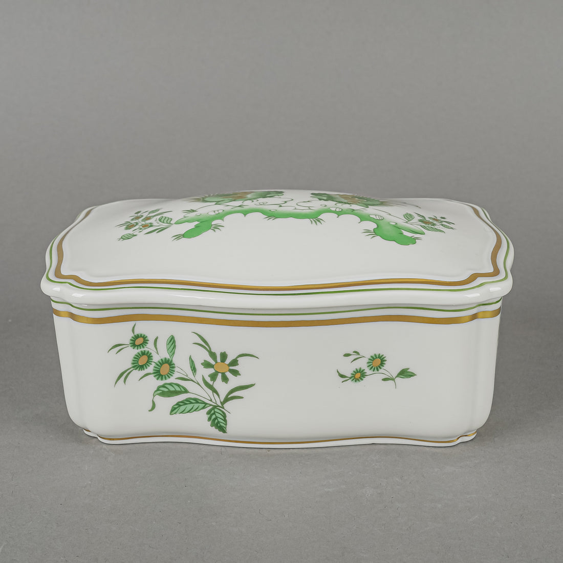 RICHARD GINORI Siena Green Lidded Box