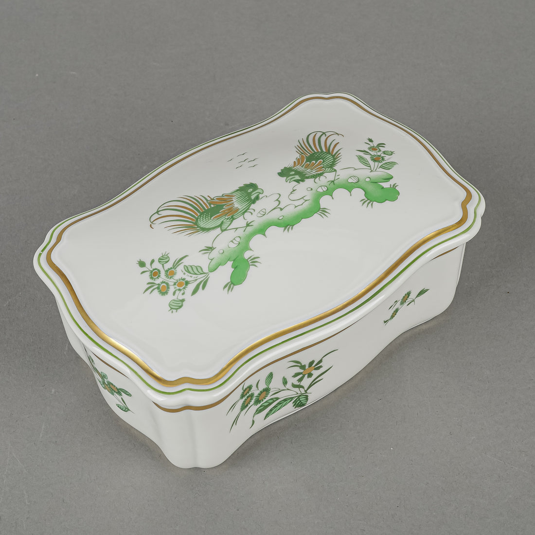 RICHARD GINORI Siena Green Lidded Box
