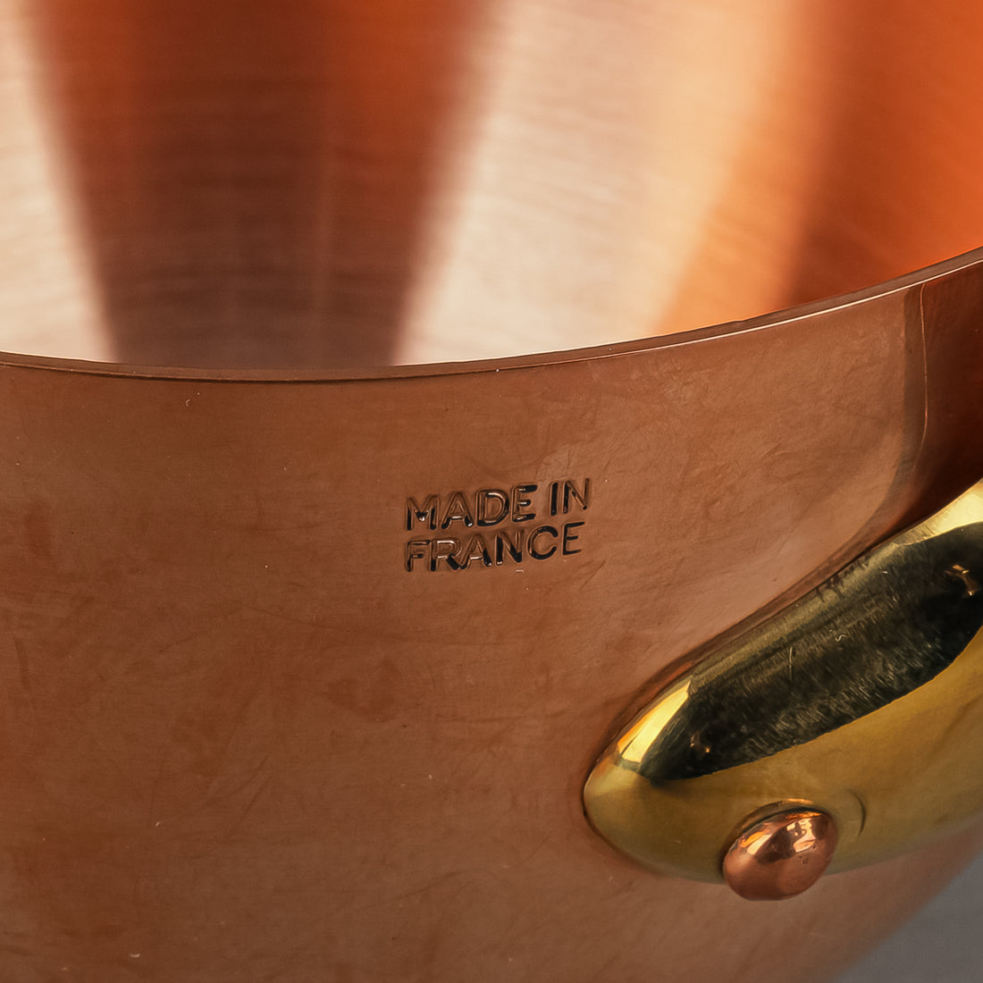 Mauviel Style Copper Zabaglione Pot