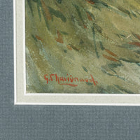 Georges Chavignaud (Canadian  1865-1944) Windmill And Figure