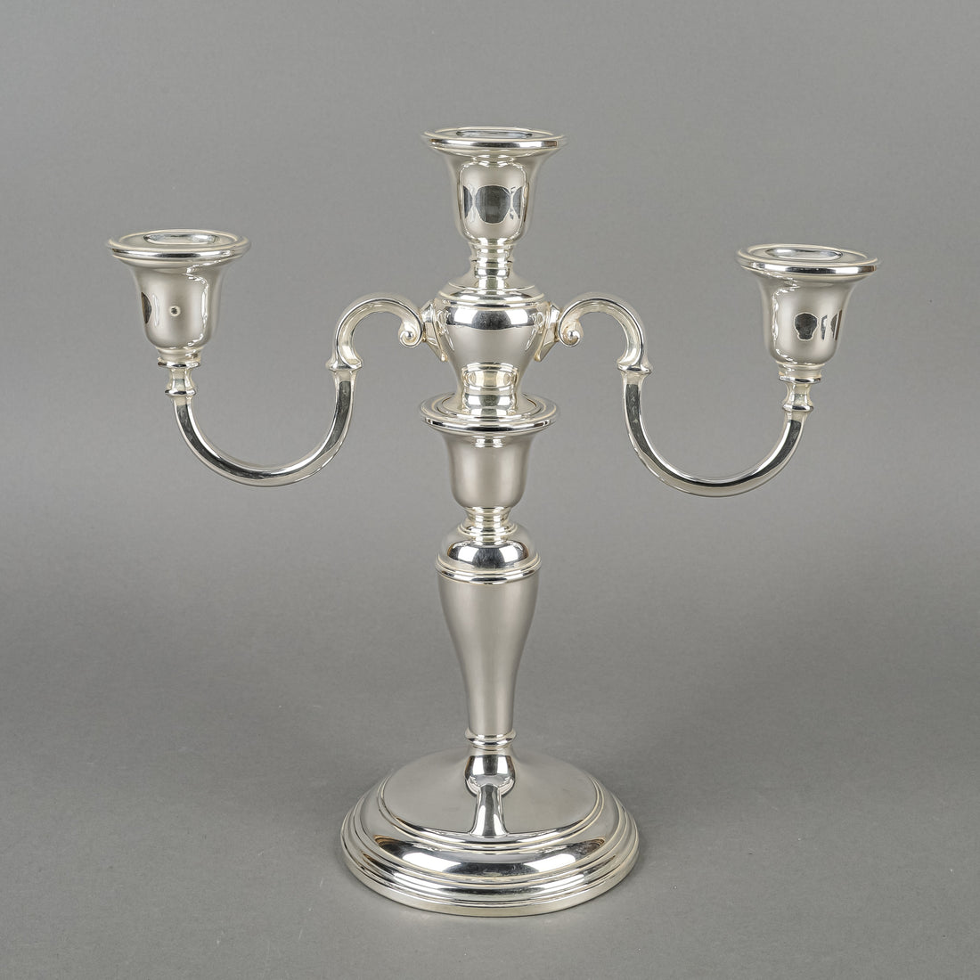 BIRKS Sterling 3 Light Convertible Candelabra Set of 2