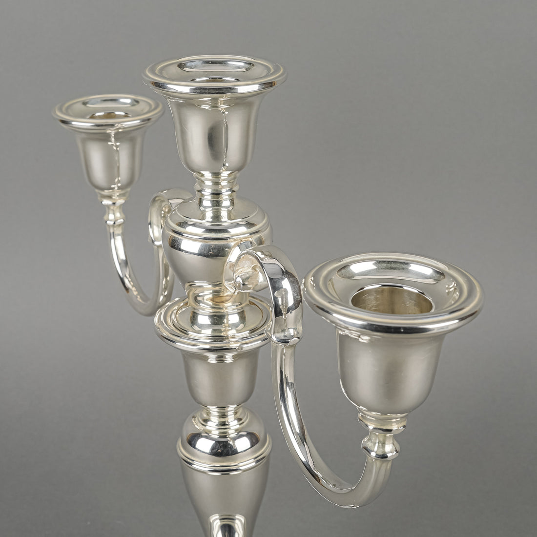 BIRKS Sterling 3 Light Convertible Candelabra Set of 2