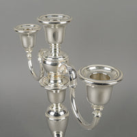 BIRKS Sterling 3 Light Convertible Candelabra Set of 2
