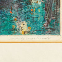 Manly E. MacDonald (Canadian 1889-1971) "Moonlight, Venice"