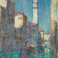 Manly E. MacDonald (Canadian 1889-1971) "Moonlight, Venice"