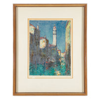 Manly E. MacDonald (Canadian 1889-1971) "Moonlight, Venice"