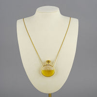 NINA RICCI Lalique Pendant Necklace