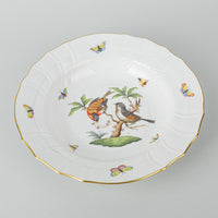 HEREND Rothchild Bird Soup Plates 1501 Set Of 6