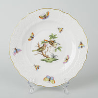 HEREND Rothchild Bird Salad Plates 1518 Set Of 6